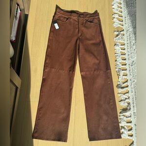 NWT Rag & Bone “Logan” Leather pants retails $1298 size 27